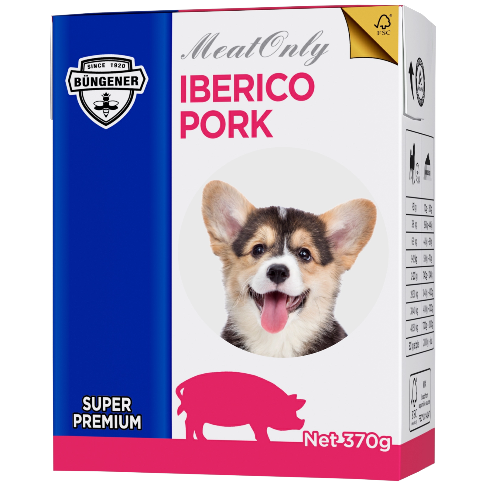 Büngener seaonly tetra recart food food - iberico pork