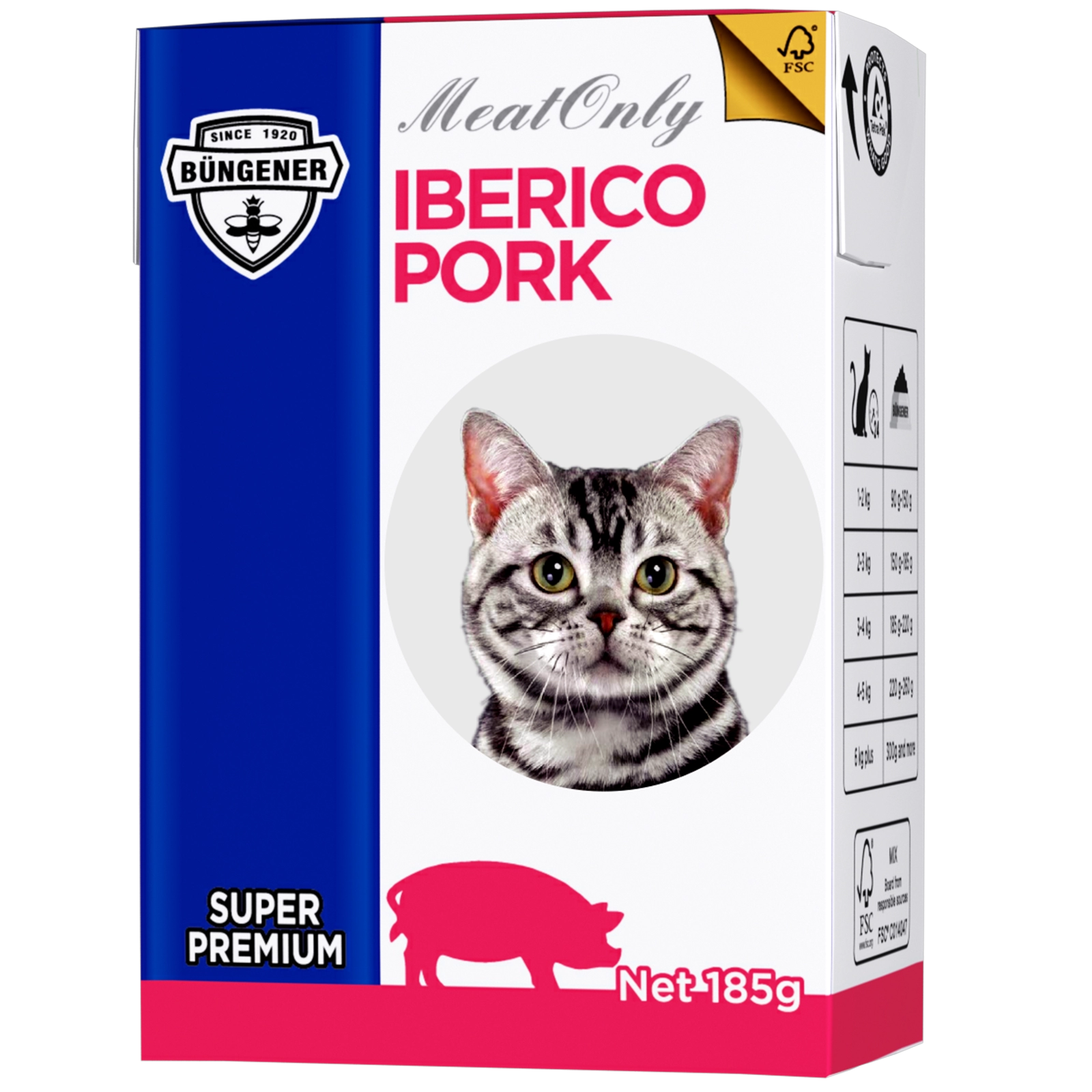 Büngener seaonly tetra recart food food - iberico pork